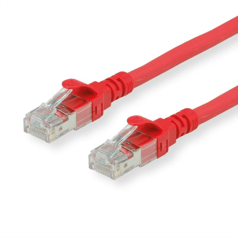 Image of ROLINE 21152811 networking cable Red 1m Cat6a S/FTP (S-STP)