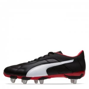 Image of Puma Esito Firm Ground Football Boots - Black/White