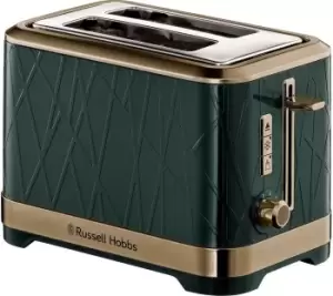 Image of Russell Hobbs Structure 26121 Emerald Green 2 Slice Toaster