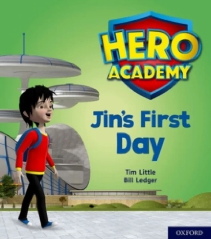 Image of Tim Little Hero Academy: Oxford Level 1, Lilac Book Band: Jin's First Day Book Multi unisex
