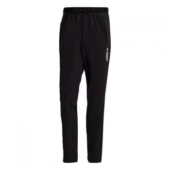 Image of adidas Terrex Liteflex Hiking Tracksuit Bottoms Mens - Black / Black