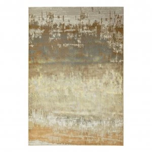 Image of Asiatic Aurora Abstract Rectangle Rug - 120x170cm - Gold