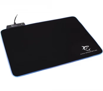 Image of WHITE SHARK Luminous L MP-1862 Gaming Surface - Black, White