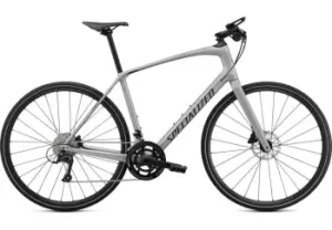 Image of 2021 Specialized Sirrus 4.0 Carbon Hybrid Bike Flake Silver