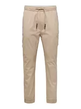 Image of ONLY & SONS Solid Colored Chinos Men Beige