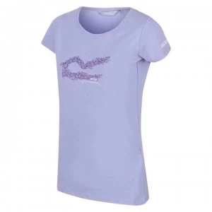 Image of Regatta Womens Breezed Coolweave T-Shirt - Lilac Bloom