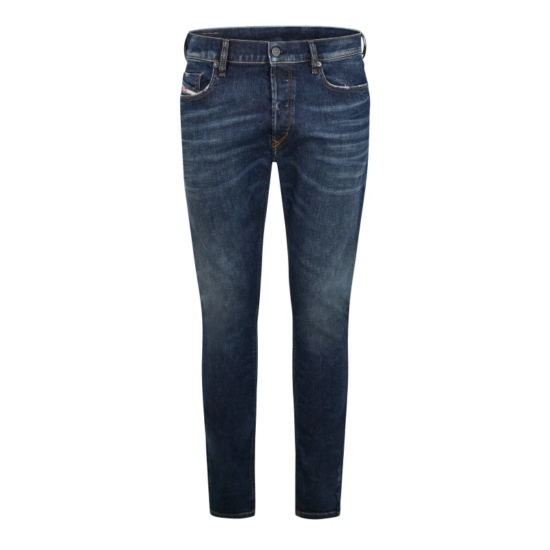 Image of Diesel Mens Straight Leg Jeans Straight Jeans 28W R Blue 64066518285