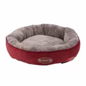 Image of Scruffs Tramps Thermal 50cm Ring Pet Bed - Burgundy