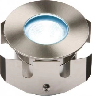 Image of KnightsBridge 1W LED LV Stainless Steel Decking Light - Blue