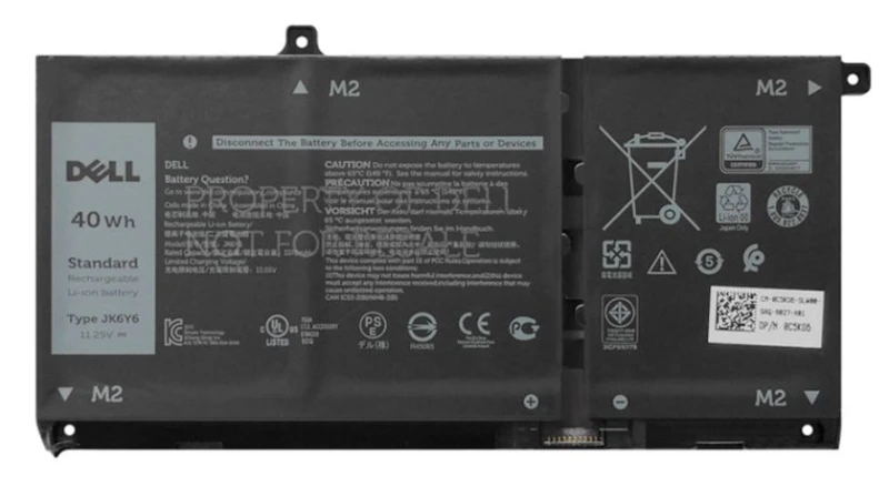 Image of DELL Main Battery Pack 11.25V 3550mAh