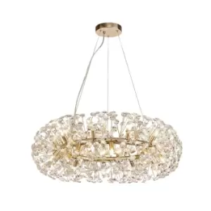 Image of Ceiling Pendant 20 Light G9 French Gold, Crystal