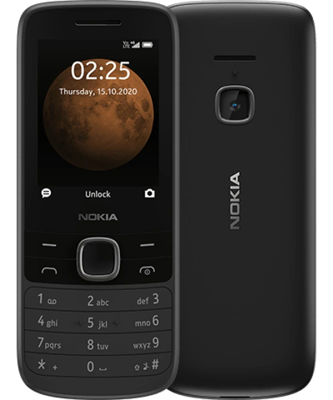 Image of Nokia 225 4G 6.1cm (2.4") 90.1g Black Feature phone