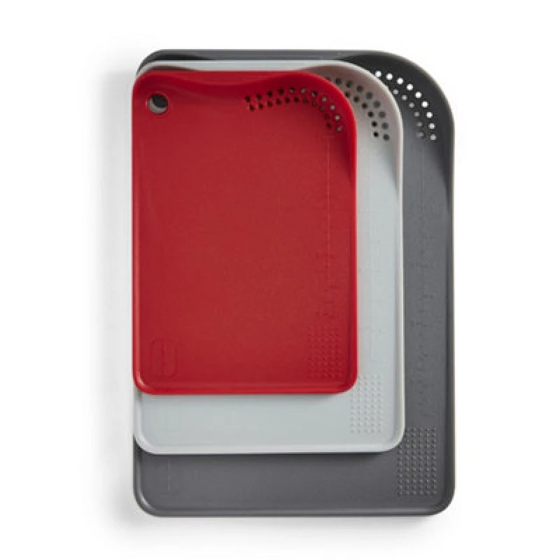 Image of Morphy Richards 3 Piece Cutting Board Set in Red Size: 3 Pack Red 3 Pack Unisex 5056765401373