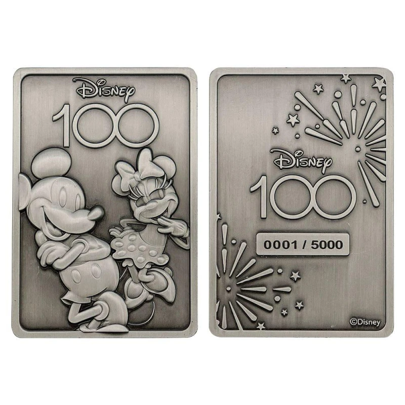 Image of Disney Mickey & Minnie Disney 100th Collectible Ingot - White White One Size