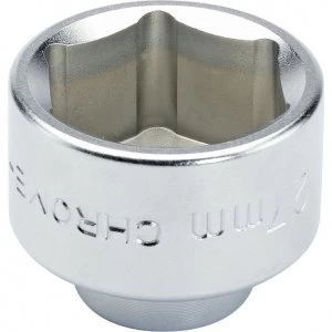 Image of Draper Expert 3/8" Drive Oil Filter Cap Socket Metric 3/8" 27mm