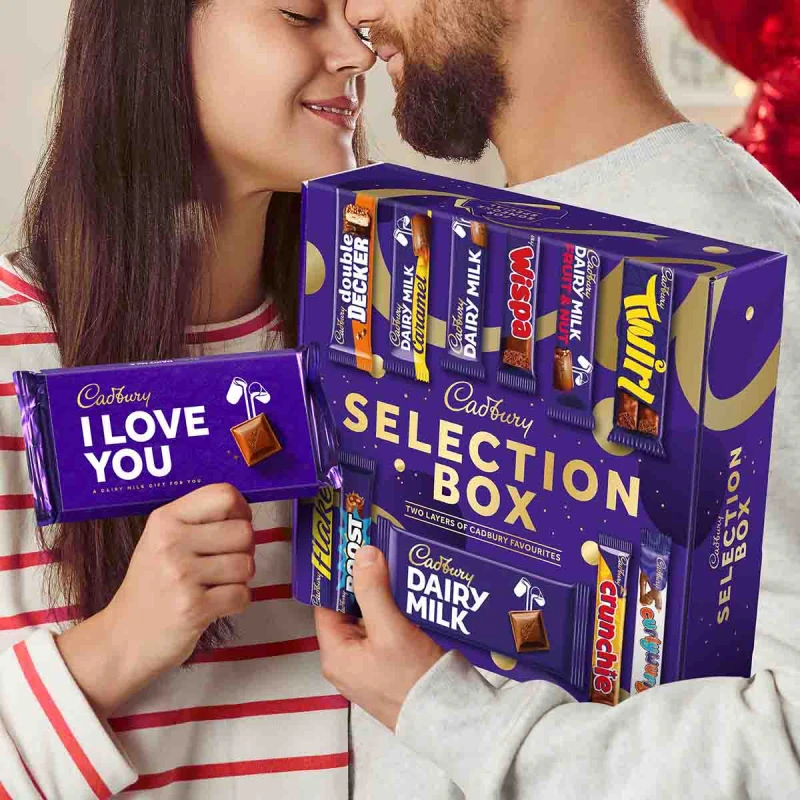 Image of Cadbury Gifts Direct Cadbury I Love You Selection Box Gift ZCDDLOVE