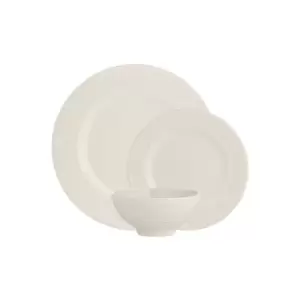 Image of Price & Kensington Dottie Dinner Set 12 Piece, White