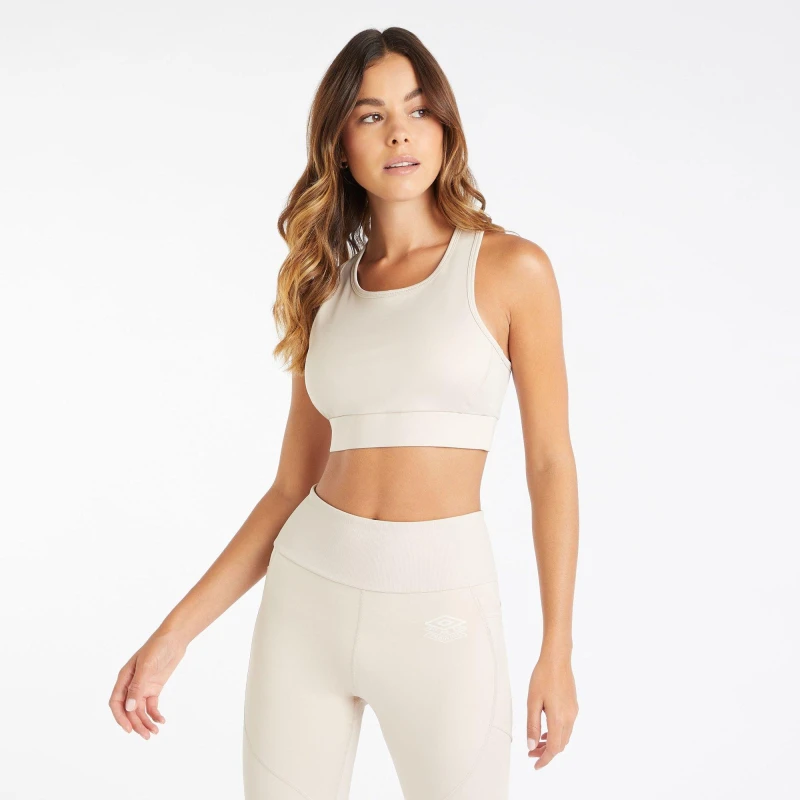 Image of Umbro Pro Train Medium Impact Sports Bra Womens - Grey Grey 6