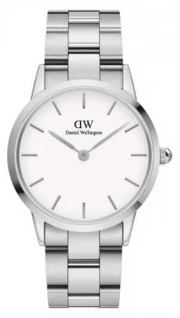 Image of Daniel Wellington Iconic Link 36mm Stainless Steel White Watch