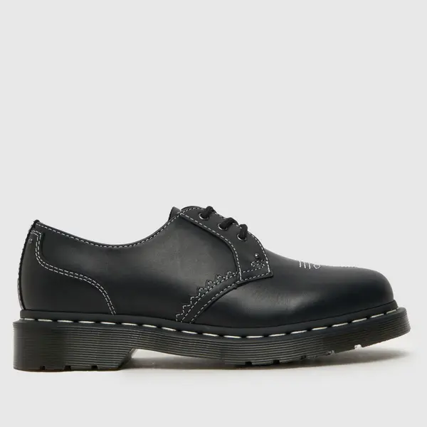 Image of Dr Martens 1461 gothic flat shoes in black