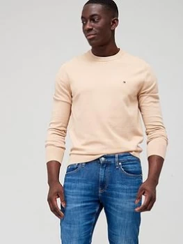 Image of Tommy Hilfiger 1986 Knitted Jumper - Clayed Pebble, Clayed Pebble, Size S, Men