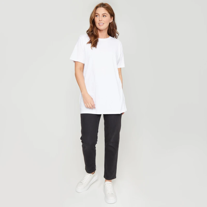 Image of Be You Classic T-Shirt Womens - White White 8