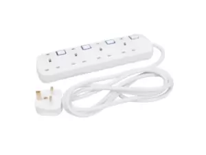 Image of Power Master 341158 Switched Extension Lead 4-Way 2m