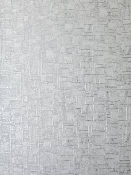 Image of Arthouse Basalt Texture Silver Wallpaper