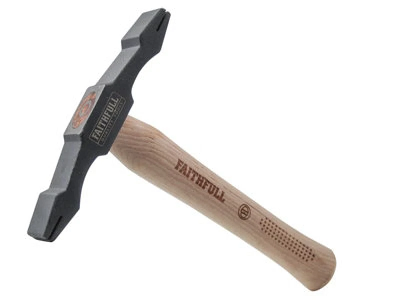 Image of Faithfull FSC Hickory Double Scutch Hammer FAIDSHFSC