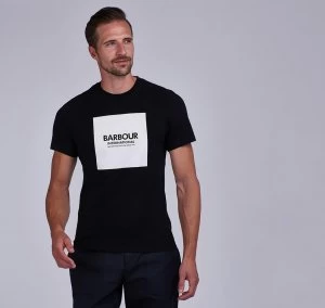 Image of Barbour International Mens Block T-Shirt - Black - M