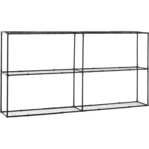 Image of 3 Tier Metal Plant Stand, Flower Pot Display Shelf, No Tools Required - Outsunny