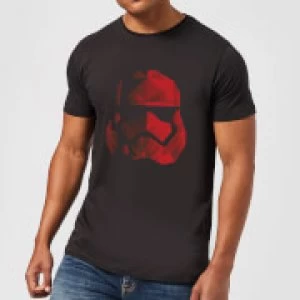 Image of Star Wars Jedi Cubist Trooper Helmet Black T-Shirt - Black - S