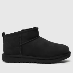 Image of UGG Black Classic Ultra Mini Junior Boots