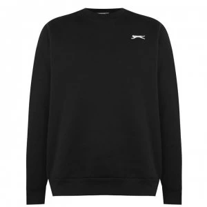 Image of Slazenger SL Fleece Crew Sweater Mens - Black