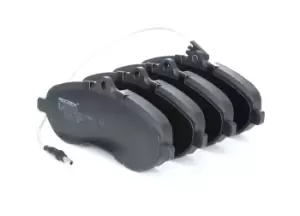 Image of RIDEX Brake pad set 402B0244 Brake pads,Brake pad set, disc brake FIAT,PEUGEOT,TOYOTA,Scudo (270_, 272_),Scudo Kastenwagen (270_, 272_),Ulysse (179_)