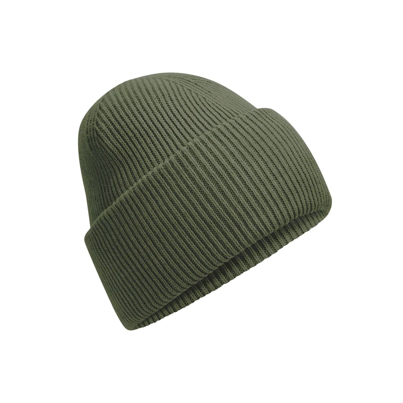 Image of Beechfield Beechfield Men Classic Deep Cuffed Beanie in Olive Olive One Size Male 5063425890637