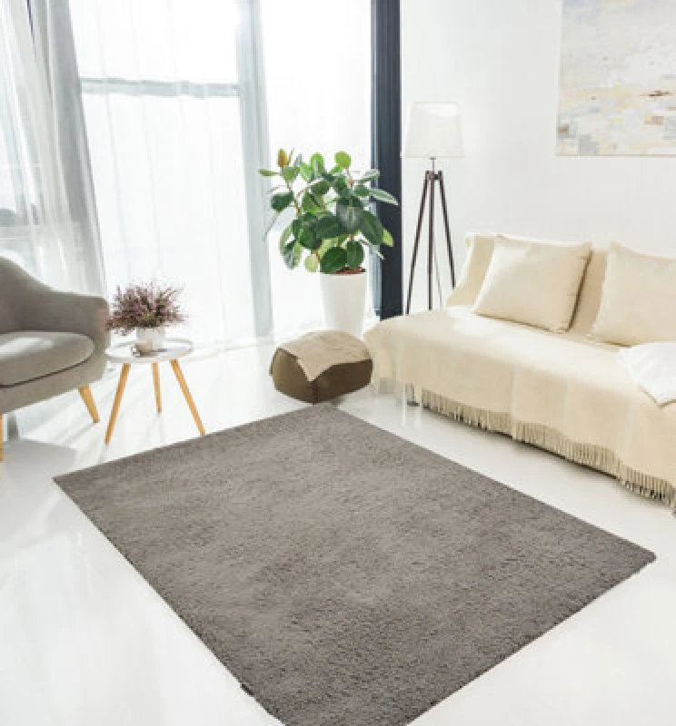Image of Ds Living Cloud Luxe Plain Grey Medium Rug
