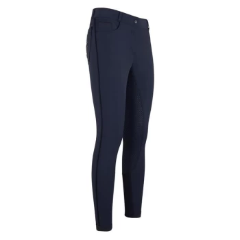 Image of Eurostar Indigo Diamond Fullgrip Breeches Ladies - Navy