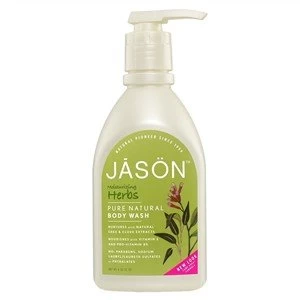 Image of Jason Herbal Satin Body Wash Pump Moisturizing 887ml