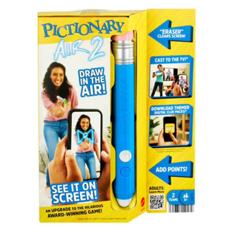 Image of Pictionary Air 2 - Interactive Family Party Game One Colour VUOW5 Unisex