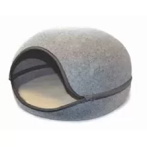 Image of Happy Pet Buster & Beau Oslo Pod Dove Grey Felt