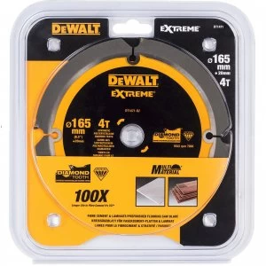 Image of DEWALT PCD Fibre Cement Saw Blade 165mm 4T 20mm