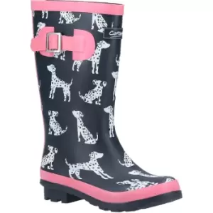 Image of Cotswold Girls Spot Waterproof Wellington Boots UK 2 (EU 34)
