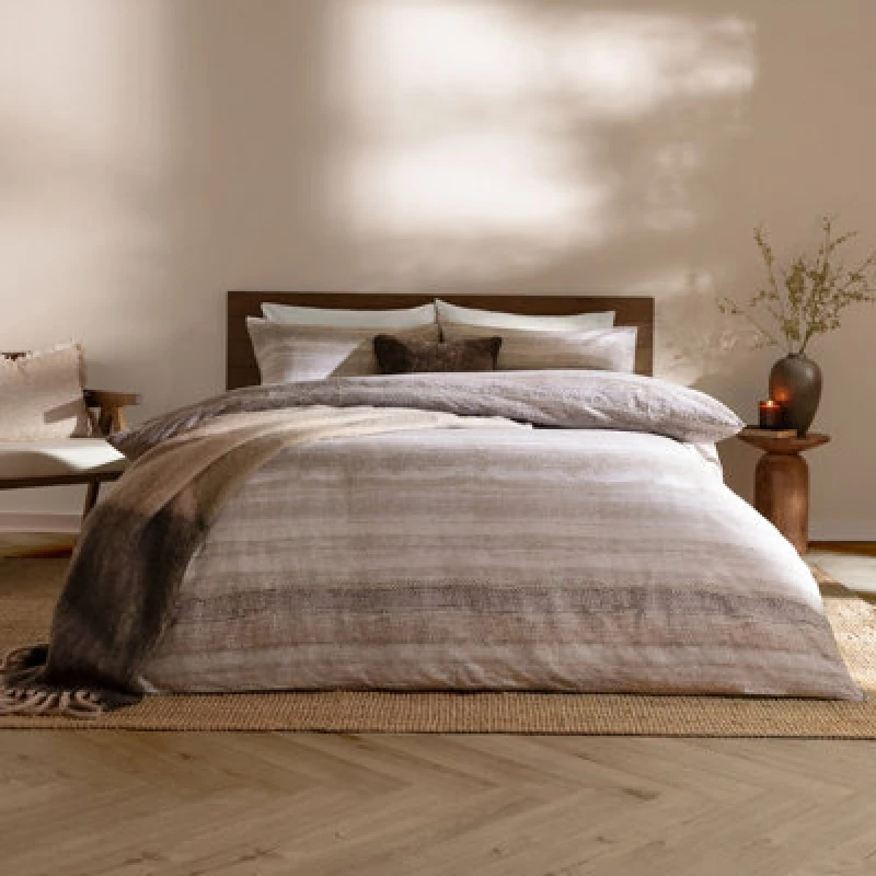 Image of Yard Swift Brushed Cotton Duvet Sets, Natural, Single