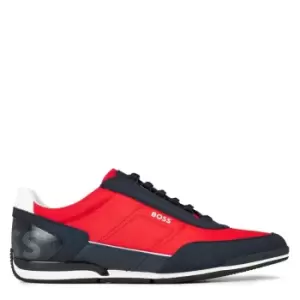 Image of Boss Saturn Nylon Trainers - Red