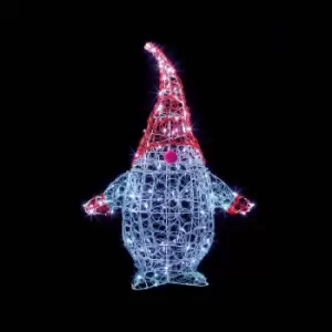 Image of Premier Decorations 90cm Soft Acrylic Gnome With 100 White Twinkling LEDs