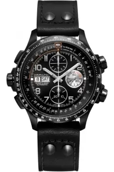 Image of Mens Hamilton Khaki X-Wind Automatic Chronograph Watch H77736733