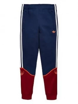 Image of Adidas Originals Childrens Outline Pants - Navy