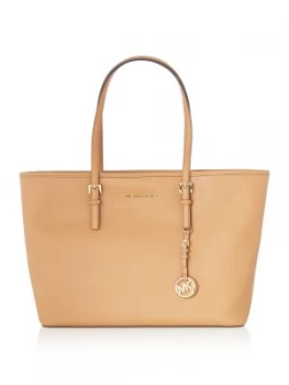Image of Michael Kors Jet set travel medium tote bag Tan