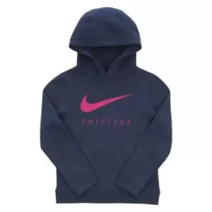 Image of Nike Scottish Thistles Netball OTH Hoodie Juniors - Blue